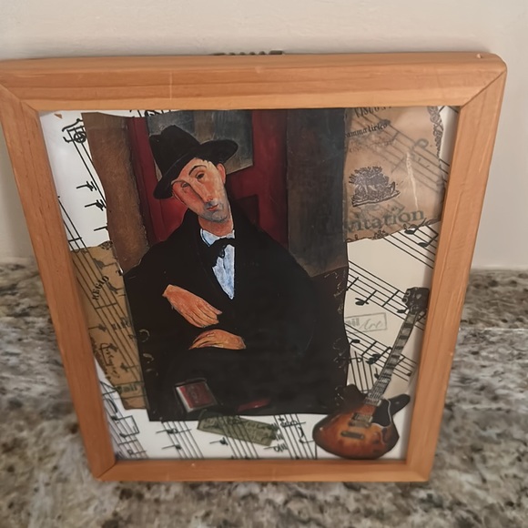 Man With Guitar by Claudette Castonguay - Picture 2 of 7